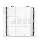 POPUP WALL CURVED<br>B 270 x 225 cm.