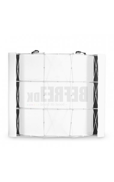 POPUP WALL CURVED<br>B 270 x 225 cm.