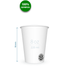 Papkrus m. logo 8 oz P2P 
