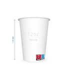 Papkrus m. logo 12 oz PE  