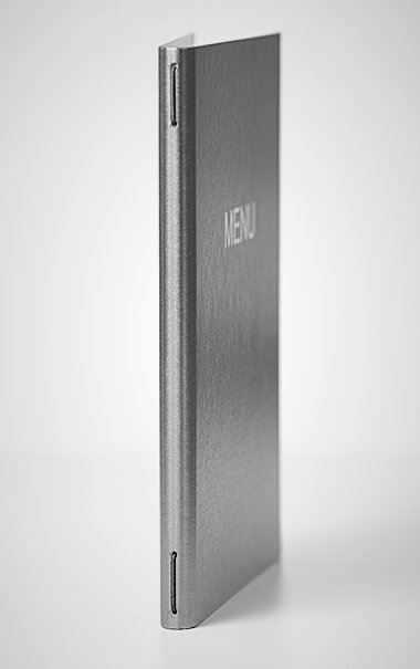 Menukort | Gr� titan look bred model