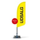Beachflag "UDSALG"