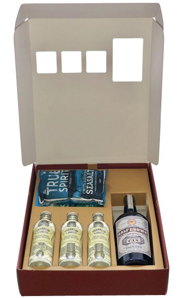 Julegaveske 3<br>Half Crown Gin Tonic m. chips