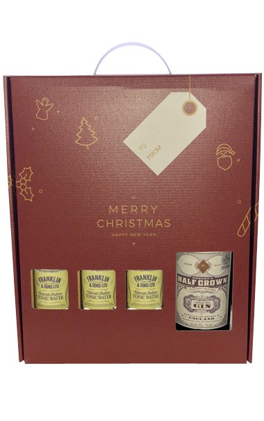 Julegaveske 3<br>Half Crown Gin Tonic m. chips