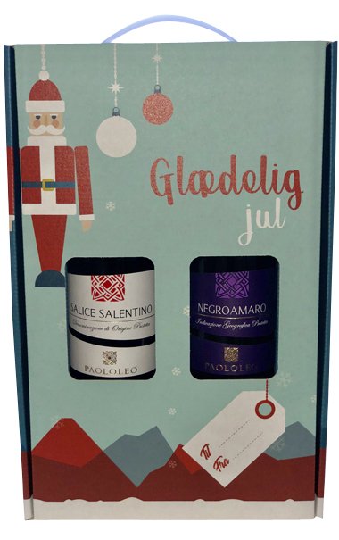 Julegave�ske 2<br>2 fl. Italiensk r�dvin