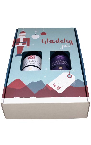 Julegave�ske 2<br>2 fl. Italiensk r�dvin