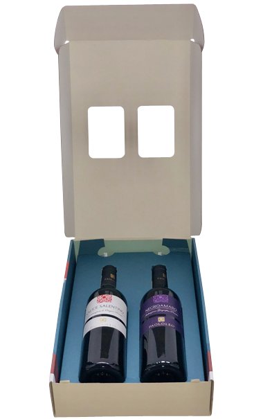 Julegave�ske 2<br>2 fl. Italiensk r�dvin