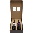 Eksklusiv gaveske med 2 fl. Italiensk rdvin