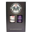 Eksklusiv gaveske med 2 fl. Italiensk rdvin