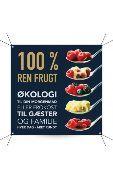 PVC - Dobbeltsidet fronlit<br>650 gr.