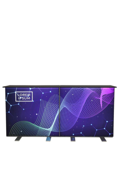 LED Disk B100 x 100 cm - Lysvg med stof - Brightbox