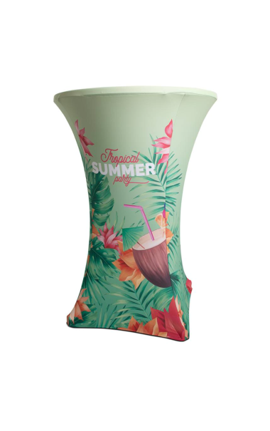 Overtrk med eget logo til hjbord  Strrelse  = 80 x 110 cm.  