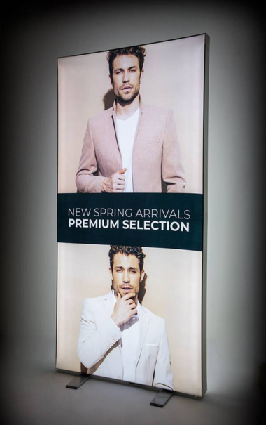 FOLD &amp; GO DOBBELTSIDET - 100x200 cm. - Brightbox LED 