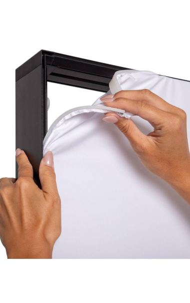 SORT // DOBBELTSIDET - 100x200 cm. - Brightbox LED 