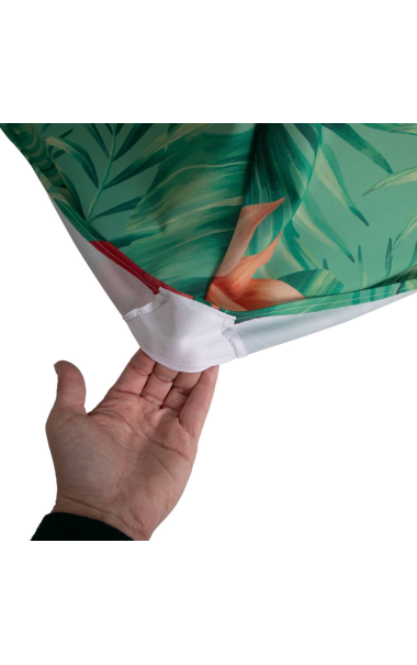 Overtrk med eget logo til hjbord  Strrelse  = 80 x 110 cm.  