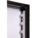 SORT // DOBBELTSIDET - 100x200 cm. - Brightbox LED 