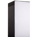 SORT // DOBBELTSIDET - 100x200 cm. - Brightbox LED 