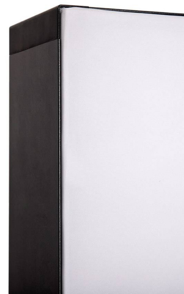 SORT // DOBBELTSIDET - 100x200 cm. - Brightbox LED 