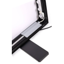 SORT // DOBBELTSIDET - 100x200 cm. - Brightbox LED 