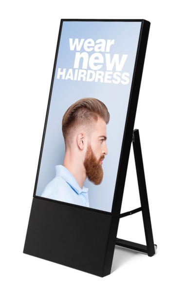 Smart line Digital A-Skilt 43" skrm SORT
