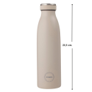 DRIKKEFLASKE AYA&IDA<br>500 ml. Cream Beige