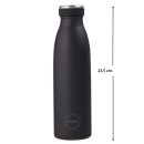 DRIKKEFLASKE AYA&IDA<br>500 ml. Matte Black