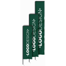 SQUARE BEACHFLAG Inklusiv transporttaske