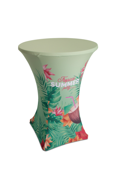 Overtrk med eget logo til hjbord  Strrelse  = 80 x 110 cm.  