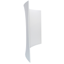 Curved Zipper Wall B 254 x 239 cm. 