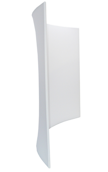 Curved Zipper Wall B 254 x 239 cm. 