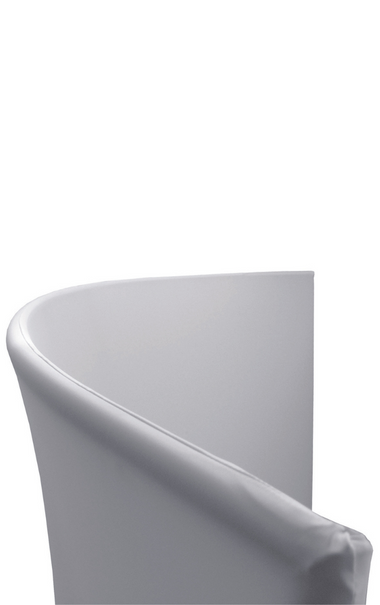 Curved Zipper Wall B 254 x 239 cm. 