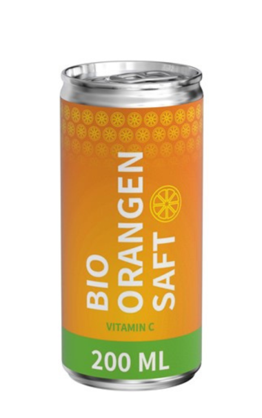 Orange Juice ECO LABEL mat - sukkerfri 200 ml. 