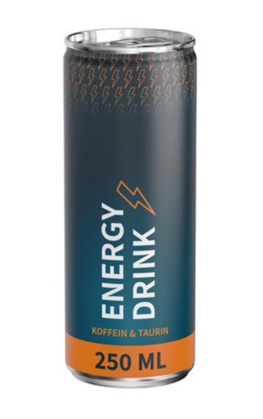 Energidrik FULLSLEEVE MATT label 250 ml. 