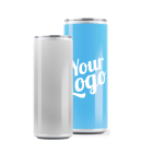 Energidrik med eget logo 250 ml. - med sukker. 