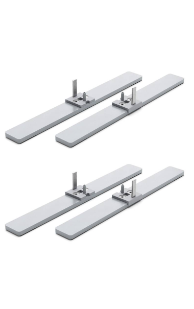 Ekstra fod SINGLE FLEX Frame - DOBBELT FOD - sort eller alufarvet 