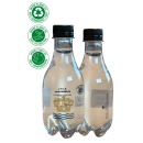 Logovand H2O LUX 33 cl i klar flaske uden brus (CO2 neutral)