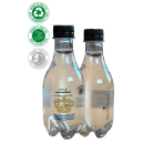 Logovand H2O LUX 33 cl i klar flaske uden brus (CO2 neutral)