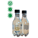 Logovand H2O LUX 33 cl i klar flaske uden brus (CO2 neutral)