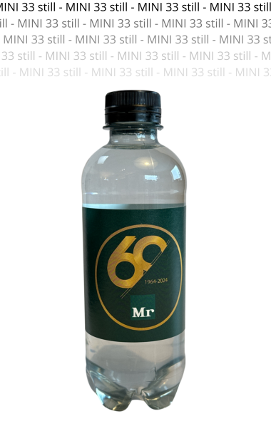 Logovand MINI 33 cl. uden brus (100% papir label)