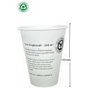 Enkeltsidet logo-papkrus - 12 oz P2P