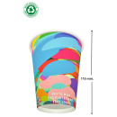 Enkeltsidet logo-papkrus - 12 oz P2P