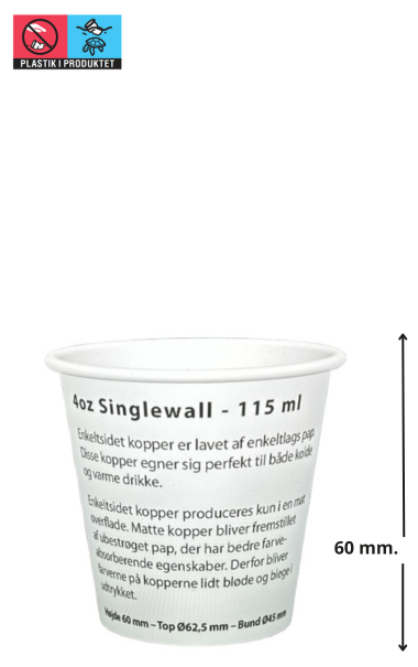 Papkrus m. logo 4 oz PE 