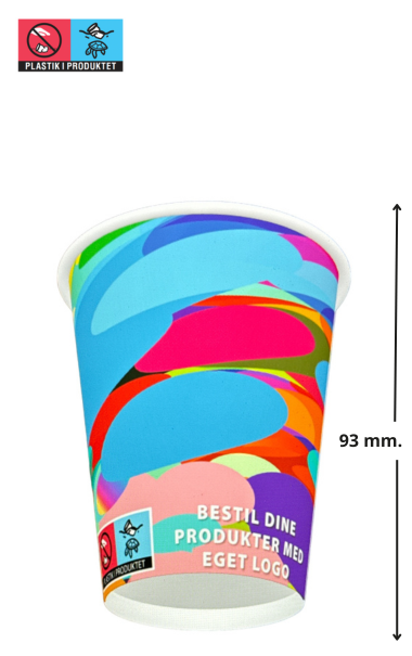 Papkrus m. logo 8 oz PE 