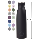 AYA&IDA 500 ml<br>Matte Black m. logo