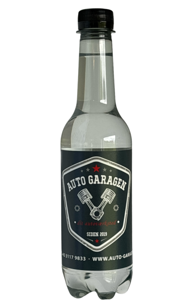 Logovand Slim 43 cl. * HJ label * med &amp; uden brus Co2 * Fra 1440 flasker
