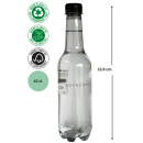Logovand Slim 43 cl - transparent / gennemsigtig folie 