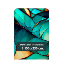 KUN stof - ingen system - Dobbeltsidet B 150 x 230 cm.