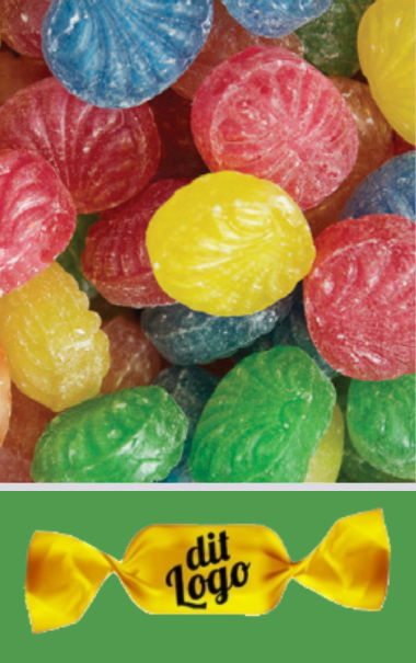 FRUGT BOLSJER<br>twistet folie